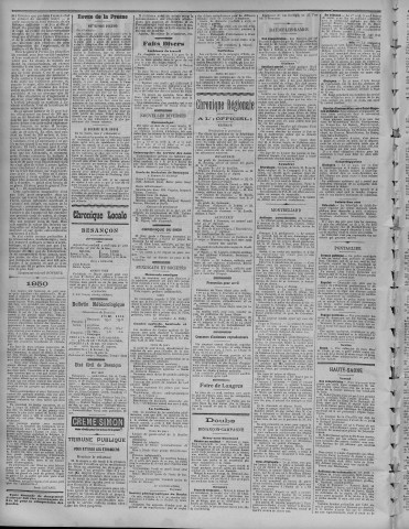 02/04/1909 - La Dépêche républicaine de Franche-Comté [Texte imprimé]