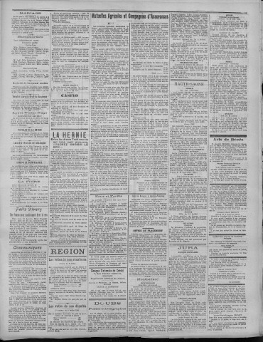 12/07/1921 - La Dépêche républicaine de Franche-Comté [Texte imprimé]