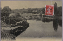 Besançon - Les Quais, vus du Pont de la République. Ancien Pont St-Pierre. La Tour de la Pelotte [image fixe] 1904/1910