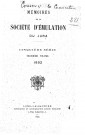 01/01/1892 - Mémoires de la Société d'émulation du Jura [Texte imprimé]