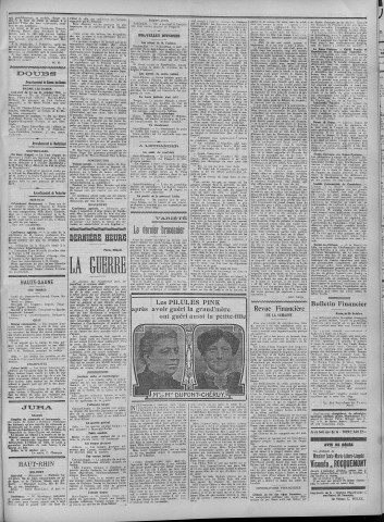 28/10/1912 - La Dépêche républicaine de Franche-Comté [Texte imprimé]