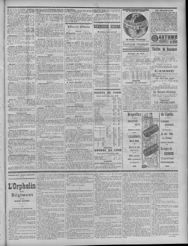 22/11/1907 - La Dépêche républicaine de Franche-Comté [Texte imprimé]