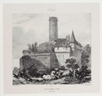 Ruines du Château de Rupt [estampe] : Franche-Comté / J. D. Harding lithog.  ; imprimé par C. Hullmandel , [S.l.] : imprimé par C. Hullmandel, [1798-1850]