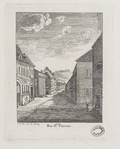 Rue St. Vincent [image fixe] / C D M. del. et. sculp. 1816 , 1816
