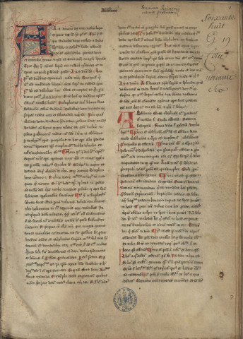 Ms 195-196 - Pantheologia Rainerii de Pisis, ordinis FF. Praedicatorum