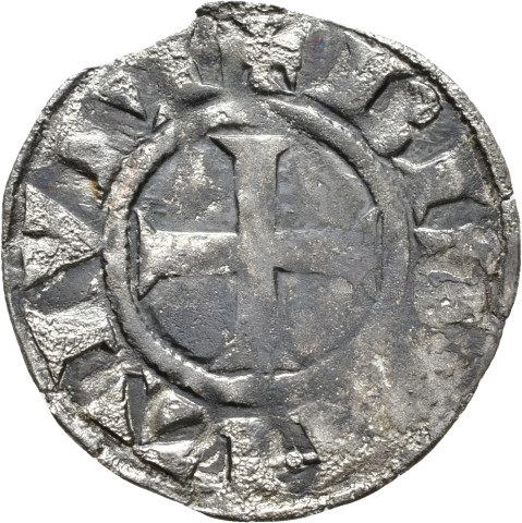 874.1.38 - pièce de monnaie ; denier estevenant