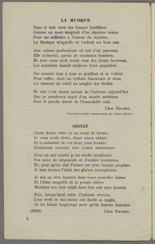 03/1930 - Bulletin / Société des amis de Léon Deubel