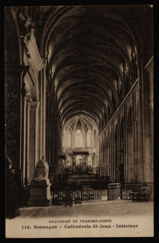 Besançon. - Cathédrale St-Jean - Intérieur [image fixe] , Besançon : Edit. L. Gaillard-Prêtre. J. Borne, successeur,l'Isle-sur-le-Doubs, 1904/1930