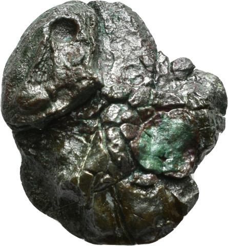 876.1.115 - pièce de monnaie ; potin (fragment)