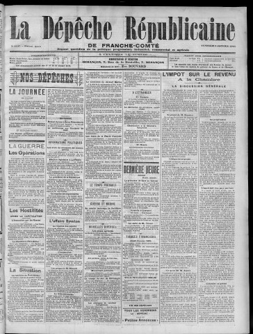 06/01/1905 - La Dépêche républicaine de Franche-Comté [Texte imprimé]