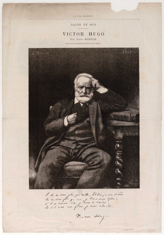 Salon de 1879 - Victor Hugo [image fixe] / Par Léon Bonnat ; Gillot.sc 1879