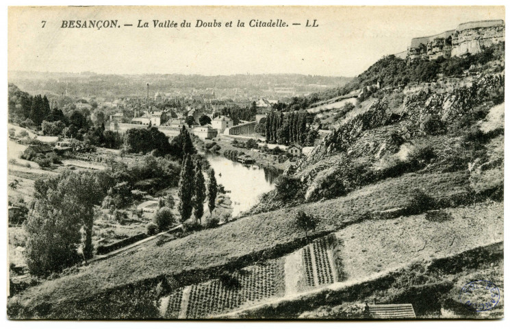 Besançon - La Vallée du Doubs et la Citadelle [image fixe] , Paris : LL., 1904/1910