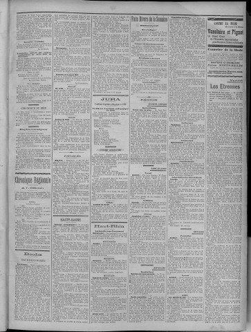 01/01/1910 - La Dépêche républicaine de Franche-Comté [Texte imprimé]