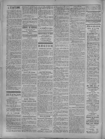 14/08/1918 - La Dépêche républicaine de Franche-Comté [Texte imprimé]