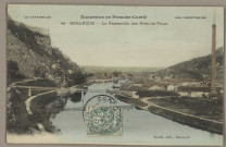 Besançon - La Passerelle des Prés-de-Vaux. La Citadelle. Les Papeteries [image fixe] , Besançon : Teulet, édit., 1904/1906