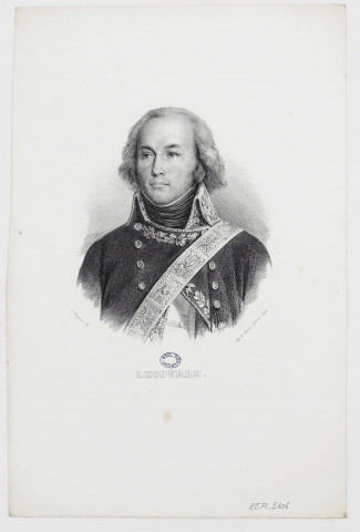 Lecourbe [image fixe] / E. Mazaroz Lith  ; Lith. de Guasco - Jobard . Dijon , Dijon : Guasco-Jobard, 1790/1800