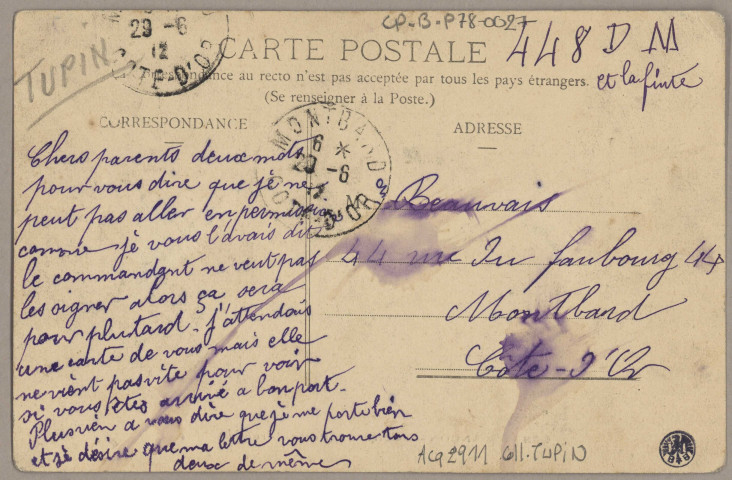 Besançon. - L'Octroi à la Porte d'Arène - [image fixe] , Besançon, 1904/1912