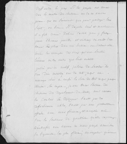 Ms Baverel 32 - « Recherches historiques sur les châteaux ruinés ou existans dans le département du Doubs, par J.-P. Baverel. 1810 »