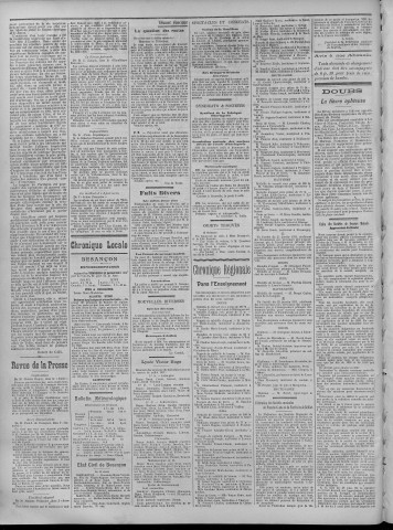 21/07/1911 - La Dépêche républicaine de Franche-Comté [Texte imprimé]