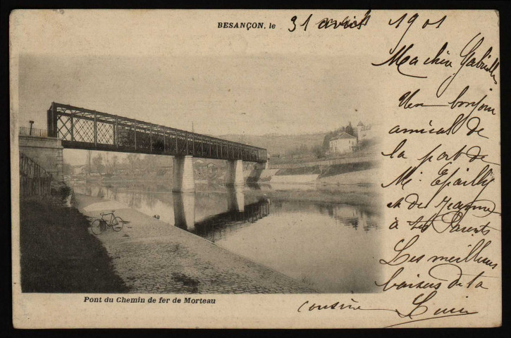 Pont du chemin de fer de Morteau [image fixe] , 1897/1902