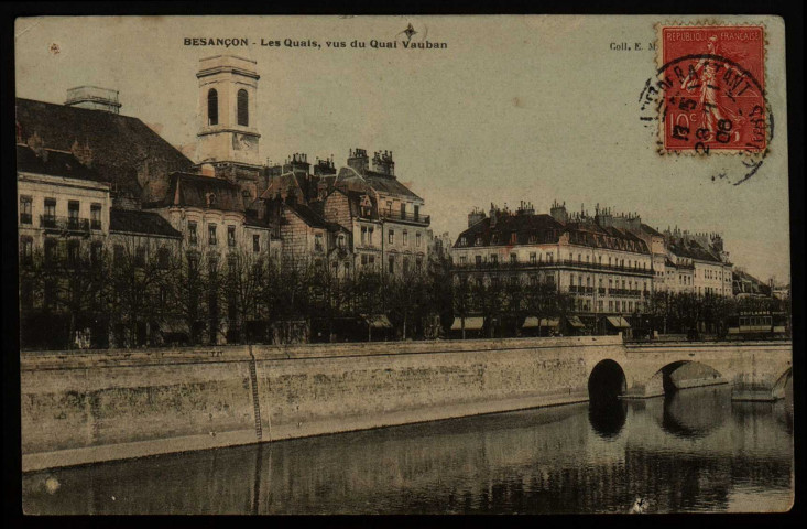 Besançon. Les Quais, vus du Quai Vauban [image fixe] , 1904/1906