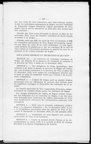 10/12/1953 - La Semaine religieuse du diocèse de Saint-Claude [Texte imprimé]