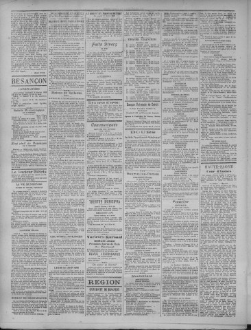 08/02/1922 - La Dépêche républicaine de Franche-Comté [Texte imprimé]