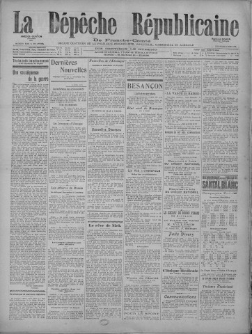 06/06/1920 - La Dépêche républicaine de Franche-Comté [Texte imprimé]