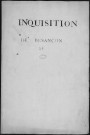 Ms Baverel 99 - « Inquisition de Besançon », par l'abbé J.-P. Baverel