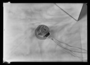 39MDT318 - Micro-moteur de la marque Berger : négatif (noir et blanc).