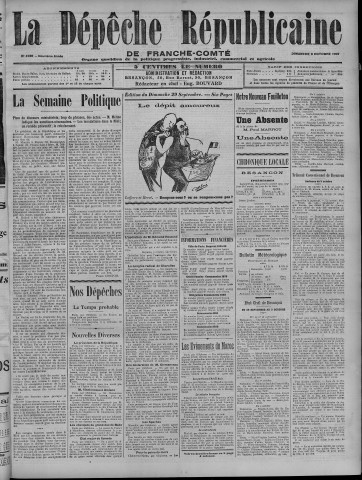 06/10/1907 - La Dépêche républicaine de Franche-Comté [Texte imprimé]