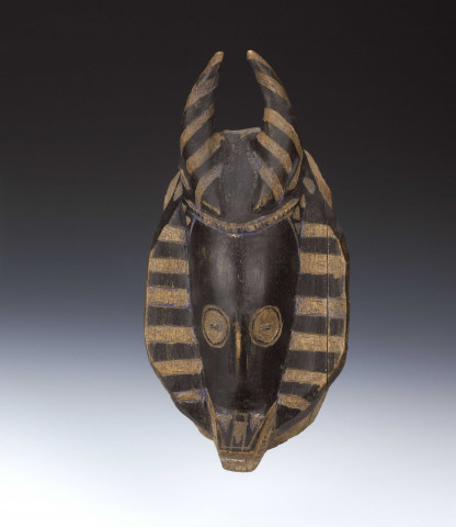 Masque Zamlé - masque Gouro, Côte d’Ivoiremasque zoomorphe imaginaire