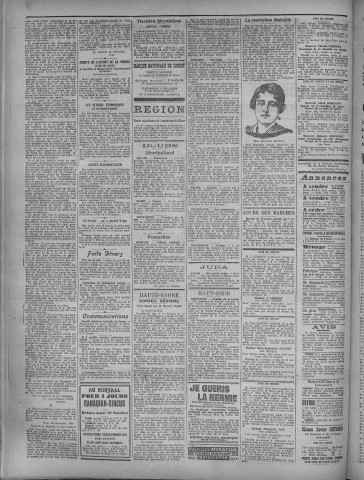 08/10/1918 - La Dépêche républicaine de Franche-Comté [Texte imprimé]