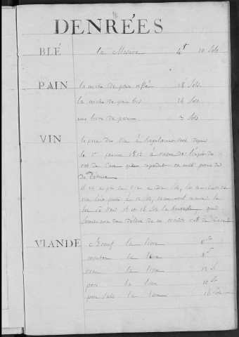 Ms Baverel 80 - « Faits mémorables arrivés à Besançon en 1815 », par l'abbé J.-P. Baverel