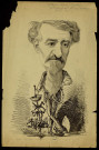 Portrait-charge d'un journaliste du "Publicateur" , [1850-1880]