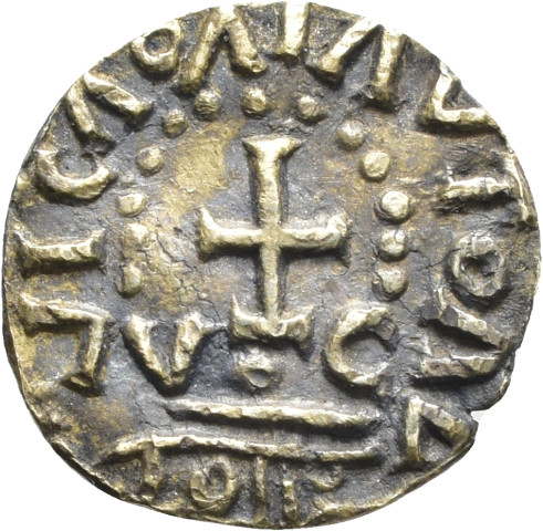 A.J39DOM.1 - pièce de monnaie ; triens