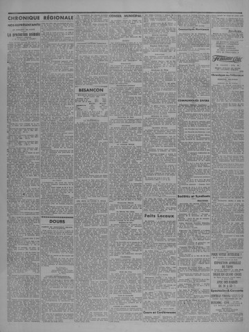 25/10/1933 - Le petit comtois [Texte imprimé] : journal républicain démocratique quotidien