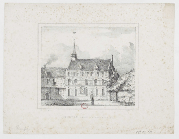 Refuge des dames de Fontenelles [image fixe] / lith. de A. Prignet , [S.l.] : [s.n.], [1880-1899]