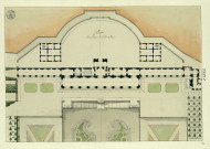 Plan du palais de ville [de la villa] Albani / Pierre-Adrien Pâris , [S.l.] : [P.-A. Pâris], [1700-1800]