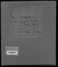 Ms 636 - Correspondance de Rouget de Lisle avec Ch. Weiss