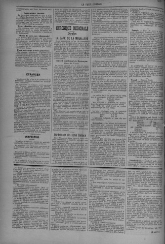 31/08/1883 - Le petit comtois [Texte imprimé] : journal républicain démocratique quotidien
