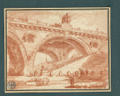 45 - Vue d'une prison / Hubert Robert , [Italie], 1760