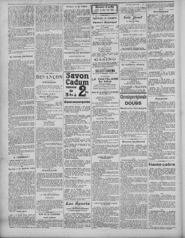 14/01/1927 - La Dépêche républicaine de Franche-Comté [Texte imprimé]