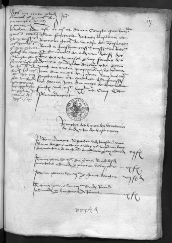 Comptes de la Ville de Besançon, recettes et dépenses, Compte de Fourcault Voituron (1er janvier - 31 décembre 1475)