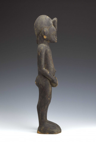 statue d’ancêtre Toukouho - sculpture Sénoufo, Côte d’Ivoirestatue d’homme debout