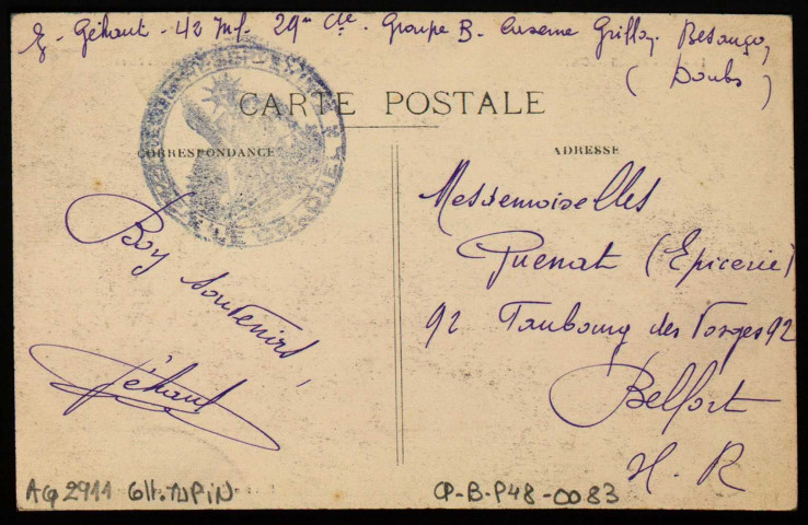 Besançon - Besançon - Place et Fontaine Flore. [image fixe] , Besançon ; Dijon : Edition des Nouvelles Galeries : Bauer-Marchet et Cie, 1904/1916