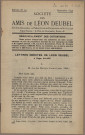 09/1949 - Bulletin / Société des amis de Léon Deubel