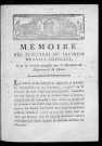 Mémoire des électeurs du district de Saint-Hyppoliten sur la réunion proposée par le directoire du département du Doubs