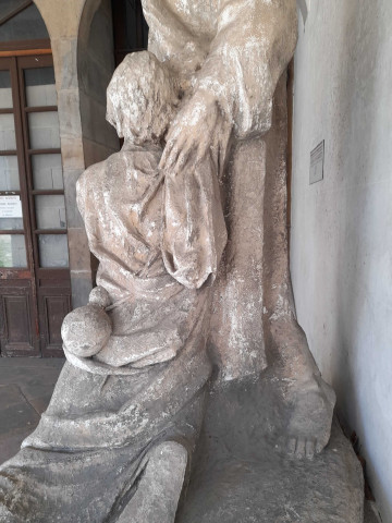 Groupe sculpté ; sculpture ; Quo Vadis, Domine