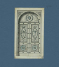 Porte de salon (de M. le duc d'Aumont ?) / Pierre-Adrien Pâris , [S.l.] : [P.-A. Pâris], [1700-1800]